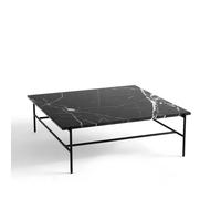 HAY Mesa de centro Rebar 100x104x33 cm Mármol negro-estructura negra