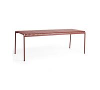 HAY Mesa de comedor Palissade 220x90 cm Iron red