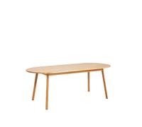HAY Mesa de comedor Triangle Leg roble lacado. 200x85 cm