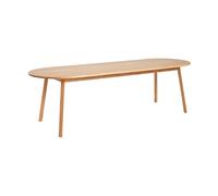 HAY Mesa de comedor Triangle Leg roble lacado. 250×85 cm