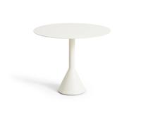 HAY Mesa redonda de café Palissade Cone Cream white. Ø90 cm