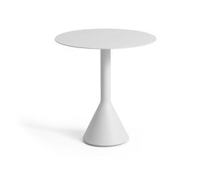 HAY Mesa redonda de café Palissade Cone Sky grey. Ø70 cm