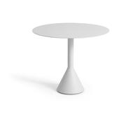 HAY Mesa redonda de café Palissade Cone Sky grey. Ø90 cm