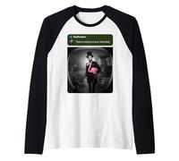 Hay Movimiento en tu Puerta Principal Abraham Lincoln Flamingo Camiseta Manga Raglan