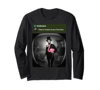 Hay Movimiento en tu Puerta Principal Abraham Lincoln Flamingo Manga Larga