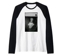 Hay Movimiento en tu Puerta Principal Alien Camiseta Manga Raglan