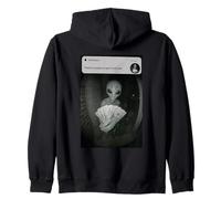 Hay Movimiento en tu Puerta Principal Alien Sudadera con Capucha