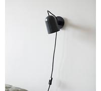 HAY Noc Wall aplique LED con enchufe, gris oscuro