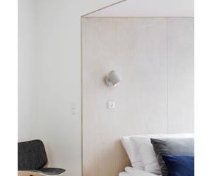 HAY Noc Wall Button aplique LED, blanco