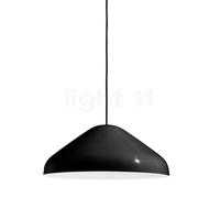 HAY Pao Steel, lámpara de suspensión, negro brillo - ø35 cm