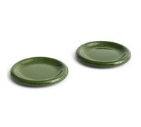 HAY Plato Barro Green. Ø18 cm. pack de 2