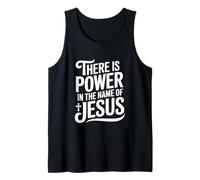 Hay Poder en el Nombre de Jesús Christian Camiseta sin Mangas