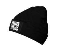 Hay Poder En El Nombre De Jesús Hombre Mujer Gorro De Punto Resistente Al Viento Watch Cap Grueso Skull Cap para Al Aire Libre Clima Frío Deportes