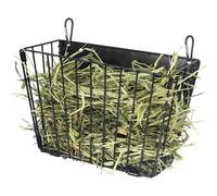 Ĥay Rack para conejos: soporte plegable para alimentos, gancho para colgar, construcción de metal duradero | Ideal Animal Pet House Hutch Dispositivo de alimentación de pared para mascotas pequeñas, c