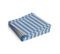 HAY Servilleta Pattern Lunch Stripe 33x33 cm. set de 20 Grey-blue pillar