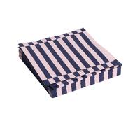 HAY Servilleta Pattern Lunch Stripe 33x33 cm. set de 20 Light pink-dark blue pillar
