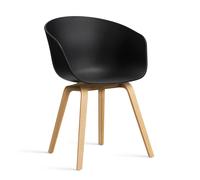 HAY Silla About a Chair 22. 2.0 Negro-estructura de roble lacado