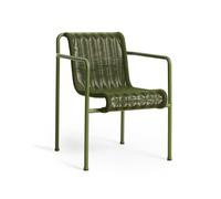 HAY Silla con reposabrazos Palissade Cord Dining Olive