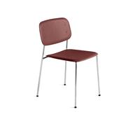 HAY Silla Soft Edge 40 rojo fall. estructura cromada