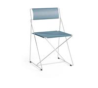 HAY Silla X-Line Indoor Outdoor Powder blue-galvanizado en caliente