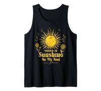 Hay Sol en mi Alma Vintage Boho Sol y Dientes de león Camiseta sin Mangas