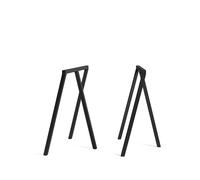 HAY Soporte para piernas Loop Stand Frame 72 cm 2 unidades Negro