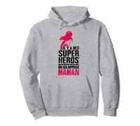 Hay Super Heros Que Los Llaman Mamá Sudadera con Capucha