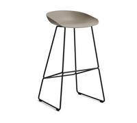 HAY Taburete alto About a Stool 38. 2.0 Caqui-estructura de acero negro