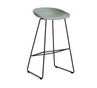 HAY Taburete alto About a Stool 38. 2.0 Verde otoñal-estructura de acero negro