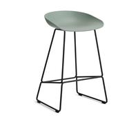 HAY Taburete bajo About a Stool 38. 2.0 Verde otoñal-estructura de acero negro