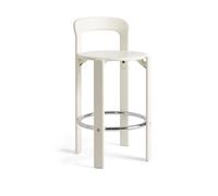 HAY Taburete Rey Low lacado 65 cm Blanco crema