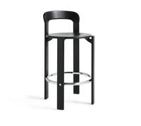 HAY Taburete Rey Low lacado 65 cm Negro intenso