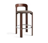 HAY Taburete tapizado Rey Low Steelcut trio 376 umber brown