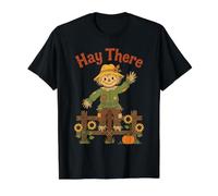 Hay There Funny Plants Halloween Diseño Camiseta gráfica económica, Hombre, Negro, S