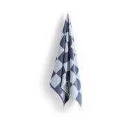 HAY Toalla de baño Check 70x136 cm Steel blue