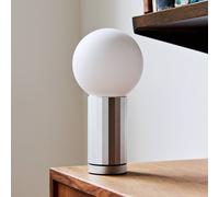 HAY Turn on de mesa LED con atenuador pie aluminio