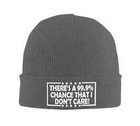 Hay Un 99% De Posibilidades De Que No Me Importe Unisex Gorros con Vuelta Clásico Gorro Invierno Deportivo Watch Cap para Ciclismo Clima Frío Correr