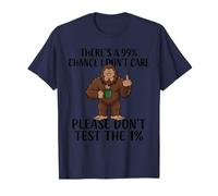 Hay un 99% de probabilidad de Que no me Importa el café Divertido Bigfoot Camiseta
