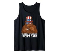 Hay un 99% de probabilidad de que no me importa el mono Camiseta sin Mangas