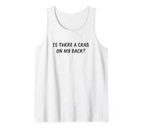 ¿Hay un Cangrejo en mi Espalda? Perezoso Halloween Camiseta sin Mangas