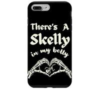 Hay un Skelly en mi Vientre mamá para ser gótica Espeluznante Madre Carcasa para iPhone 7 Plus/8 Plus
