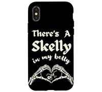 Hay un Skelly en mi Vientre mamá para ser gótica Espeluznante Madre Carcasa para iPhone X/XS