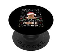 Hay una Galleta en Este Horno Navidad Embarazo Pan de Jengibre PopSockets PopGrip Adhesivo