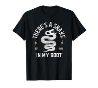 Hay una Serpiente en mi Bota, EST 1995, Meme Funny Snake Camiseta
