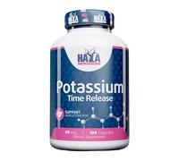 Haya Labs Tiempo De Liberación De Potasio, 99 Mg - 100 Caps 100 g