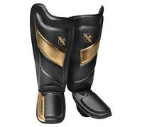 Hayabusa Espinilleras T3 Striking - Negro/Oro, Medianas