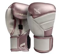 Hayabusa T3 Guantes de Boxeo para Hombres y Mujeres, protección de muñecas y Nudillos, Soporte de muñeca férula, Acolchado de Espuma de 5 Capas para Nudillos, Oro Rosa, 12 oz