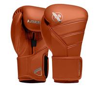 Hayabusa T3 Kanpeki Guantes de Boxeo de Cuero para Hombres y Mujeres para Entrenamiento de Sparring con Bolsa Pesada y Trabajo con Manoplas, Color Naranja Arcilla, 16 oz