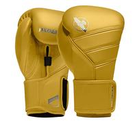 Hayabusa T3 Kanpeki Guantes de Boxeo de Cuero para Hombres y Mujeres para Entrenamiento de Sparring Trabajo con Bolsa Pesada y Manopla - Amarillo Tigre, 14 oz