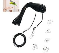 Hayaww 6 m Cuerda de Vuelo Cuerdo Loro Tobillera de Pájaro Mascota Arnés Correa Voladora Antimordedura Anti-mordida (6 m)